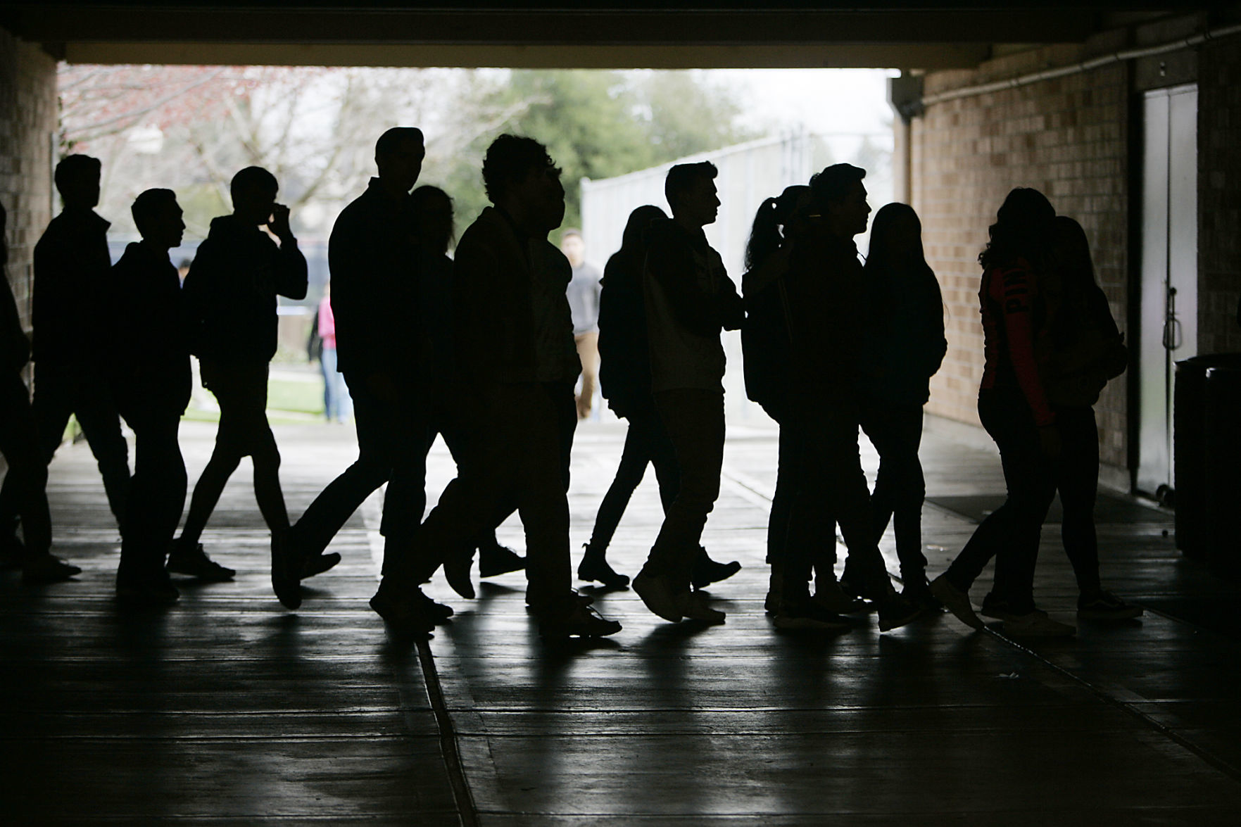 Justin-Siena Student Walkout